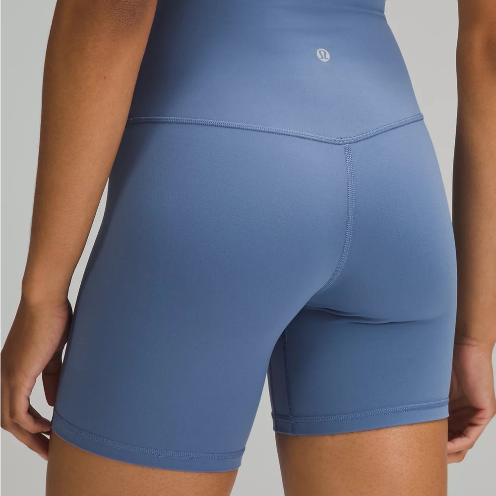 Lululemon athletica Align High-rise Slate Blue Bike Shorts
